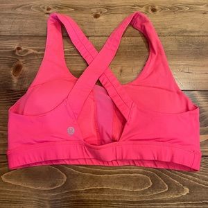 Lululemon Athletica Pink Sports Bra